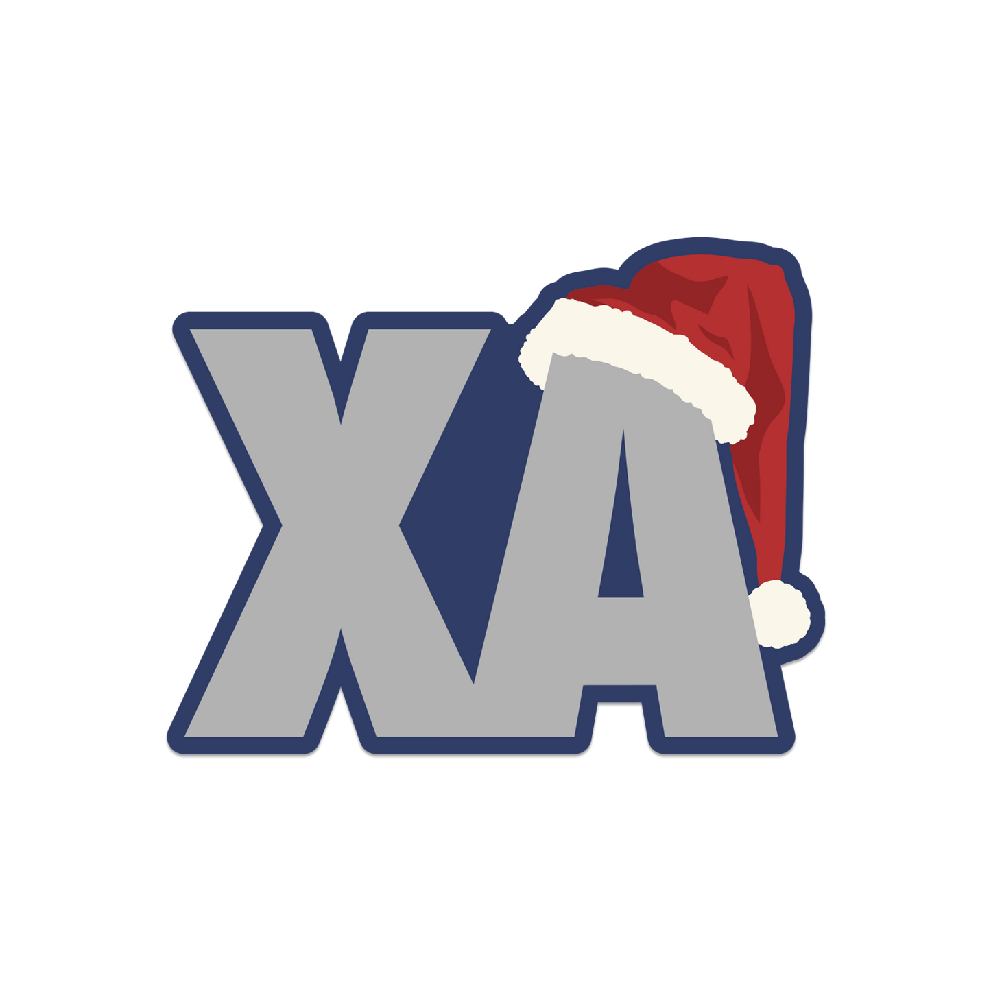 SANTA HAT STICKER