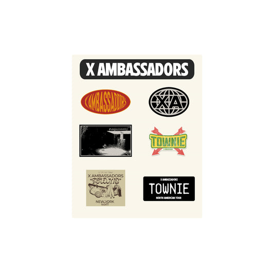 XA STICKER SHEET